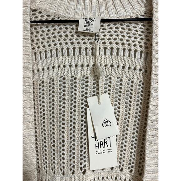 Good Hart Matilda Jane Mayfield Fringe Oversized Sweater Small NWT - Picture 4 of 6